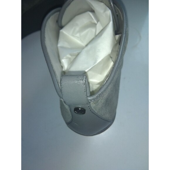 Calvin Klein Penelope Gray Suede Casual Wedge Heel Ankle Booties Size 9.5 M - Picture 6 of 6